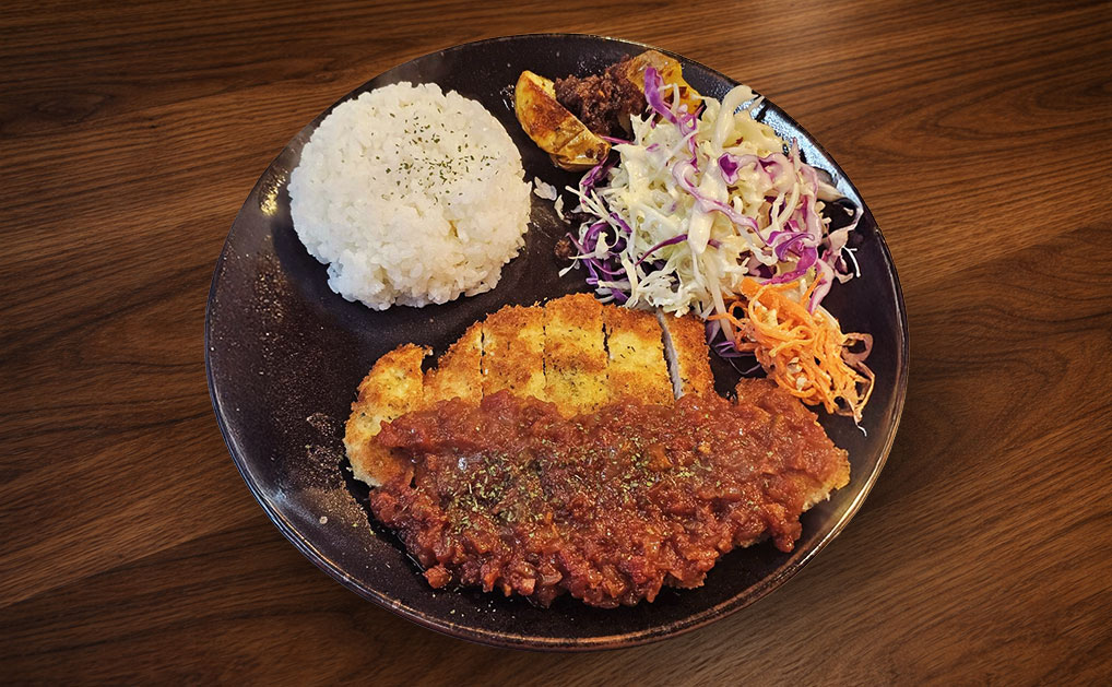 カツレツのプレート